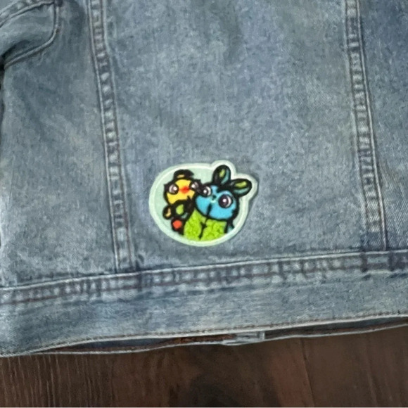 Disney Pixar Toy Story 4 Denim Jacket Girls Size 4 - Picture 7 of 12